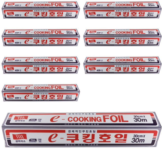 삼아삭스호일 e 쿠킹호일, 30m, 8개