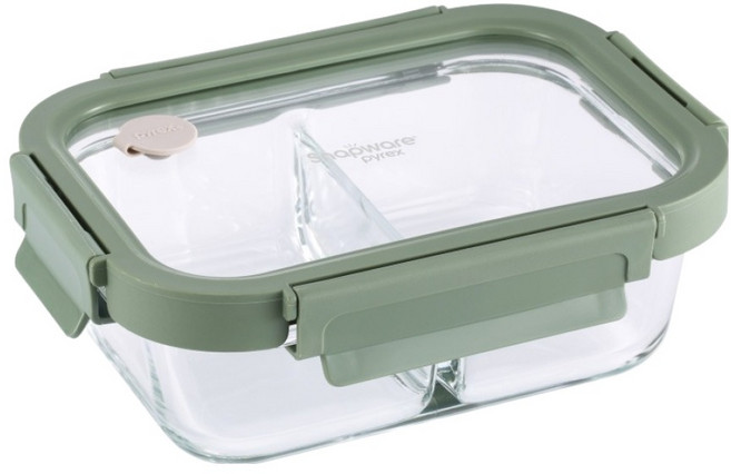 Corelle Brands 康寧餐具 Snapware Eco Green 全可拆玻璃保鮮盒, 容器 + 蓋子, 1個