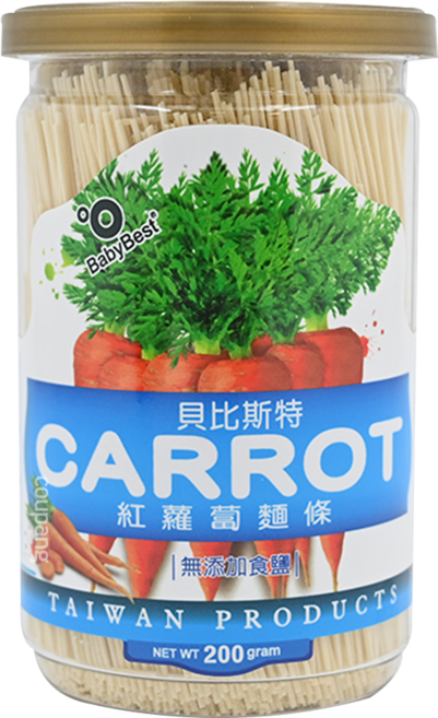 BabyBest 貝比斯特 紅蘿蔔麵, 200g, 1罐