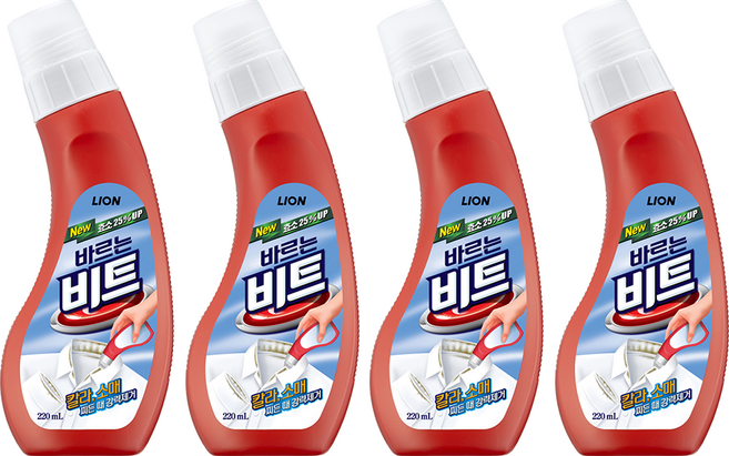 비트 바르는 얼룩 제거제, 220ml, 4개