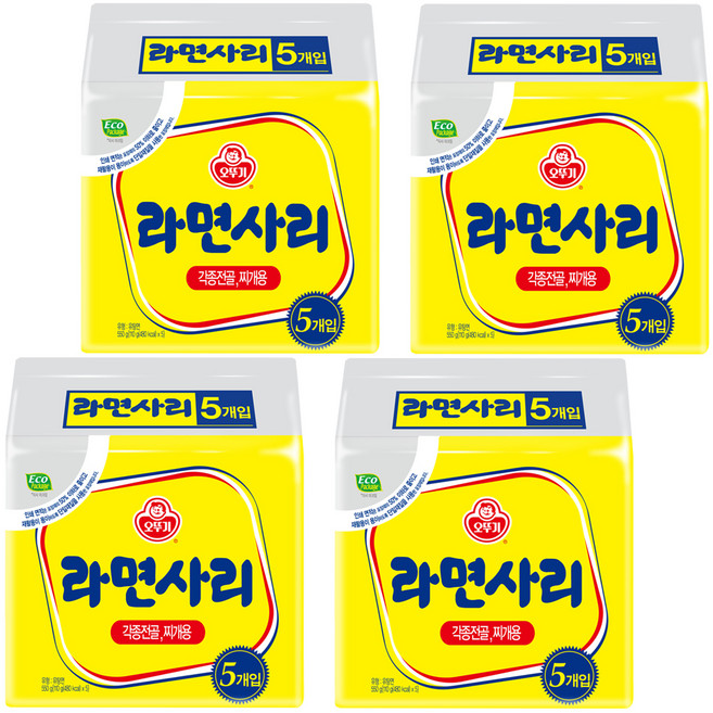 오뚜기 라면사리 110g, 20개