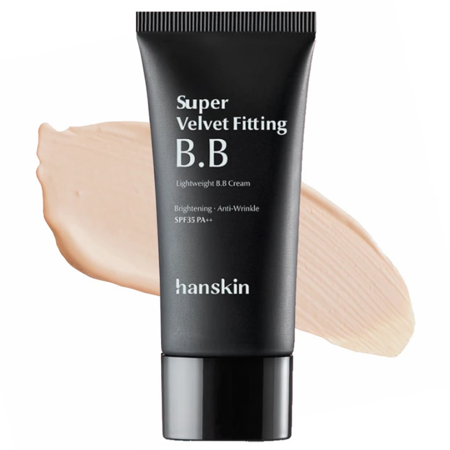 한스킨 수퍼 벨벳 피팅 BB크림 SPF35 PA++, 내추럴베이지, 30g, 30ml, 1개 - 쿠팡