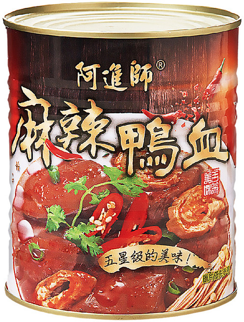 阿進師 麻辣鴨血, 800g, 1罐