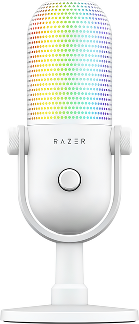 RAZER 雷蛇 魔音海妖幻彩版麥克風 原廠保固, 白色, 魔音海妖幻彩版