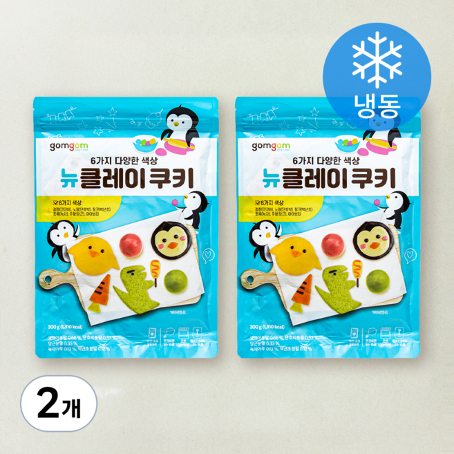 곰곰 뉴 클레이쿠키, 300g, 2개, 1개입