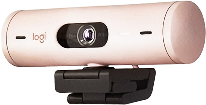 logitech 羅技 BRIO 500 網路攝影機, VU0064, 玫瑰粉