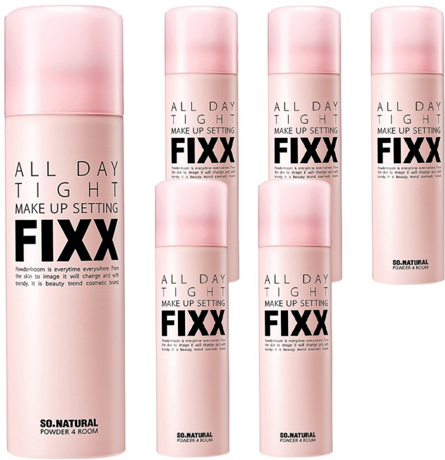 so natural 台灣公司貨 FIXX 定妝噴霧, 75ml, 6瓶