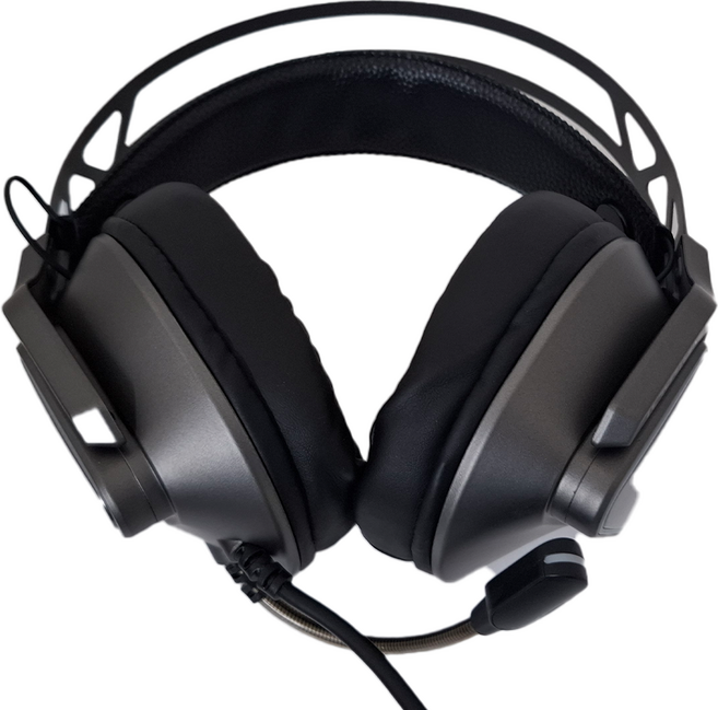 REMAX 睿量 戰神電競頭戴式耳機 四種燈光模式 EQ智能降噪 52mm大動圈單元, RM-810, Black