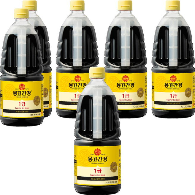 몽고간장 1급, 1.5L, 6개