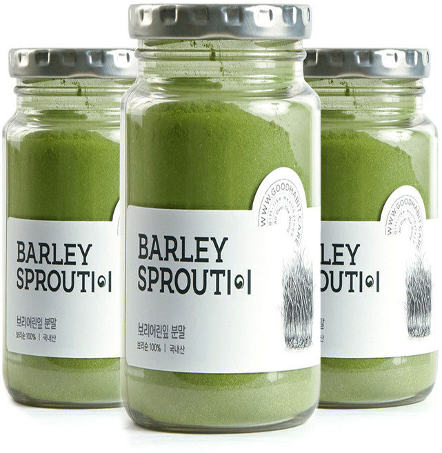 착한습관 보리어린잎 분말, 3개, 120g