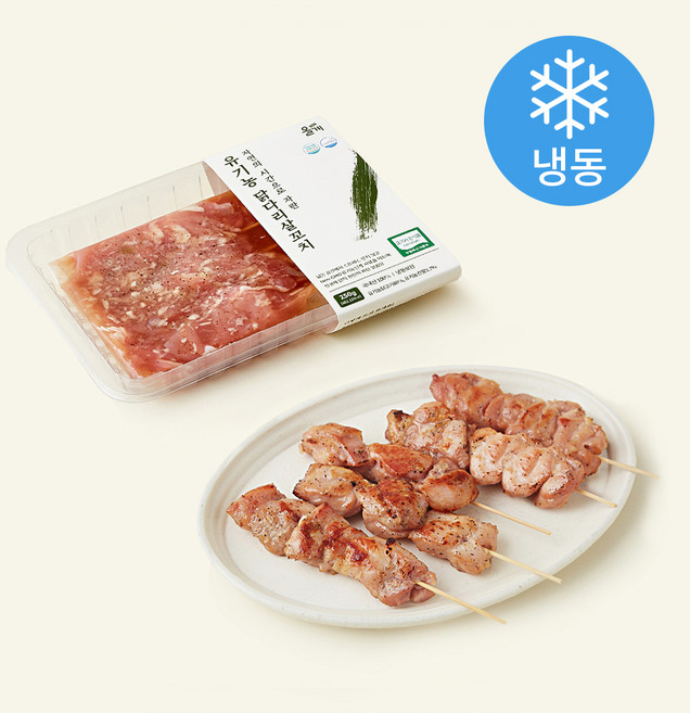 올계 유기가공식품인증 닭다리살 꼬치 (냉동), 250g, 1개