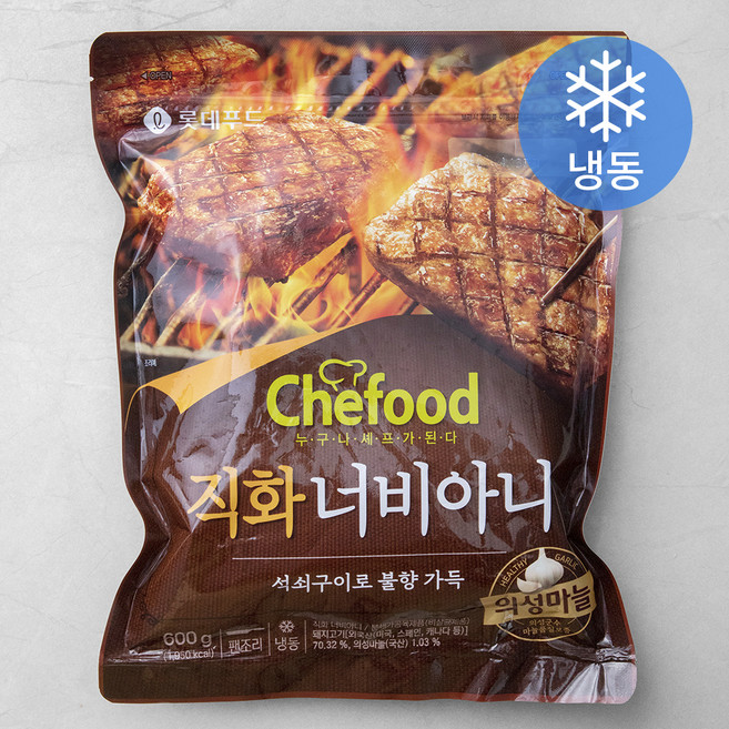쉐푸드 직화 너비아니 (냉동), 600g, 1개