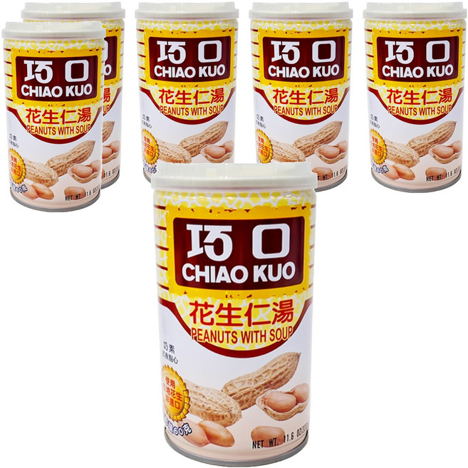 巧口 花生仁湯, 330g, 6罐