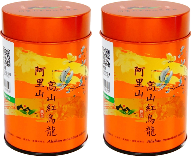 有嘉木茶研所 阿里山高山紅烏龍 75g 茶香縈繞回甘順口, 1入, 2罐