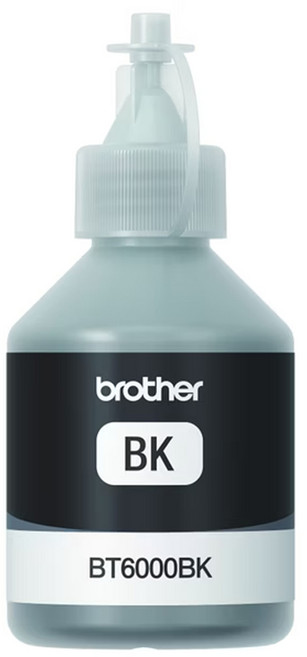 brother 兄弟牌 台灣公司貨 噴墨複合機墨水補充瓶, BT6000BK, 1瓶