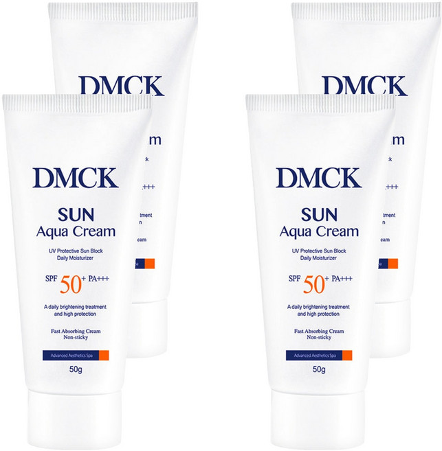 DMCK 水感防曬霜 SPF50+ PA+++, 50g, 4條