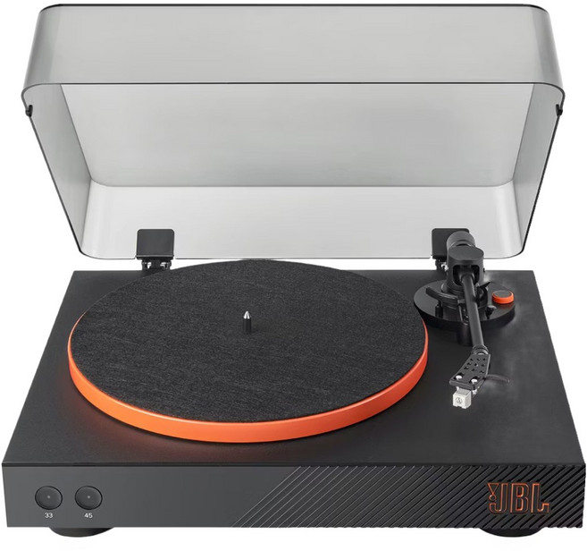JBL 藍牙黑膠唱盤 原廠保固, Spinner BT, 黑橘