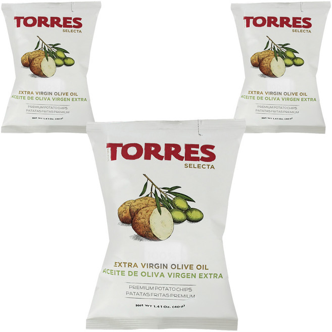 토레스 셀렉타 엑스트라버진 올리브오일, 40g, 3개