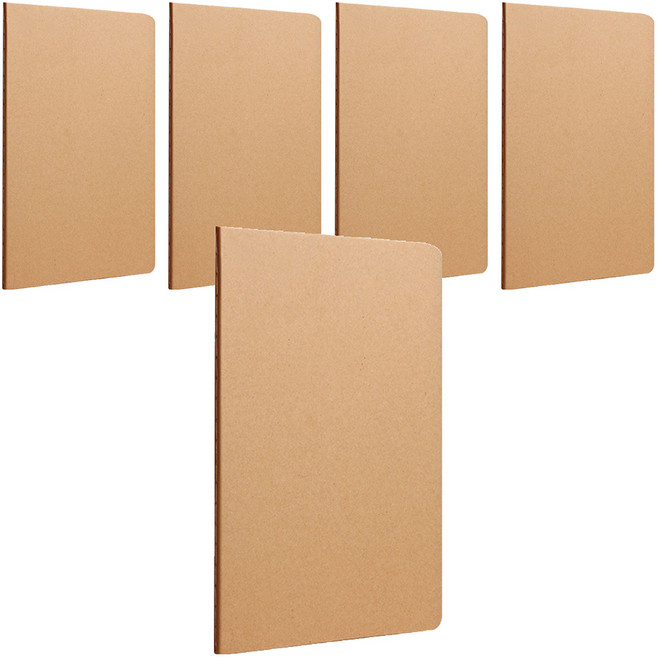 e117筆記本, Kraft Brown, 5本