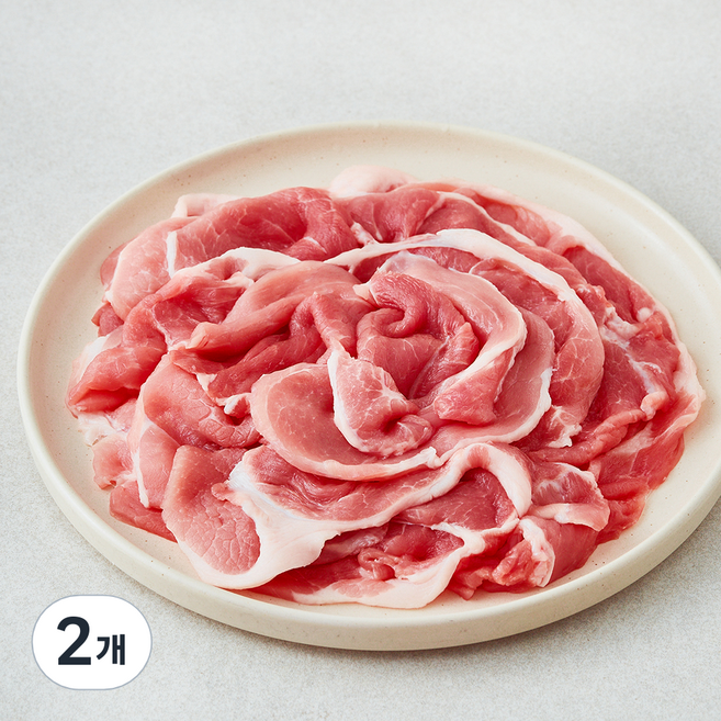 곰곰 무항생제 앞다리살 불고기용 (냉장), 2개, 500g