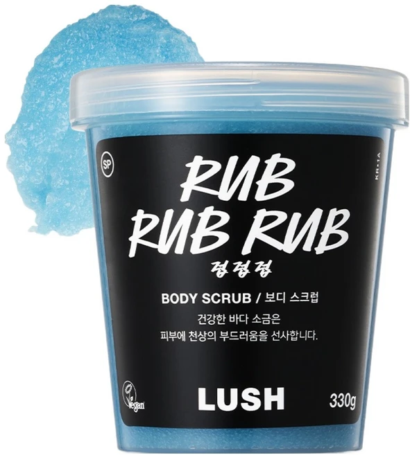 러쉬 럽럽럽 샤워 바디 스크럽, 330g, 1개 - 쿠팡
