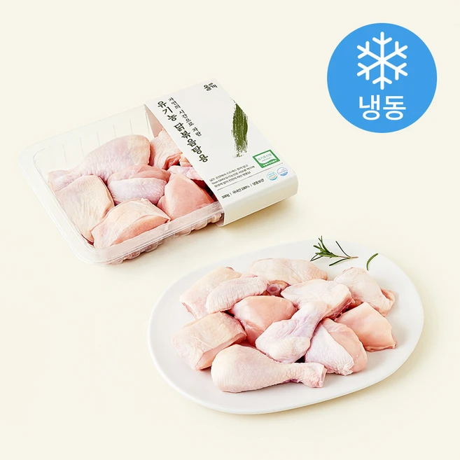 올계 유기축산물 인증 닭볶음탕용 (냉동), 500g, 1개 - 쿠팡