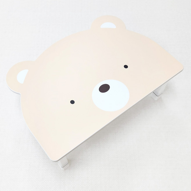 뒹굴러 유아용 캐릭터 리코 테이블, 테디베어