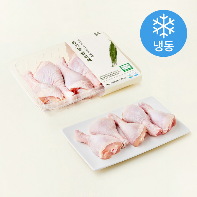 올계 유기축산물 인증 닭북채 (냉동), 400g, 1개