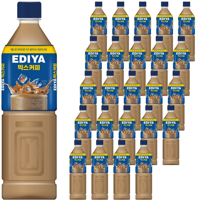 이디야 믹스커피, 1L, 25개