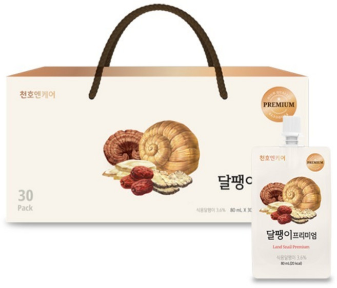 천호엔케어 달팽이 프리미엄, 30개, 80ml