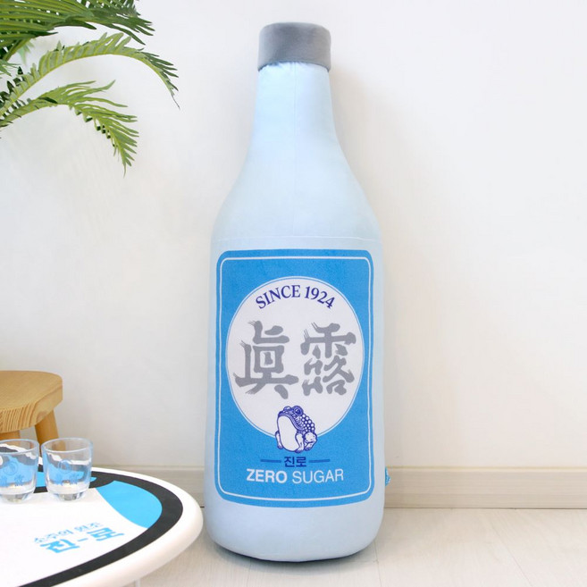 나라홈데코 소주병 바디필로우, 진로제로슈가