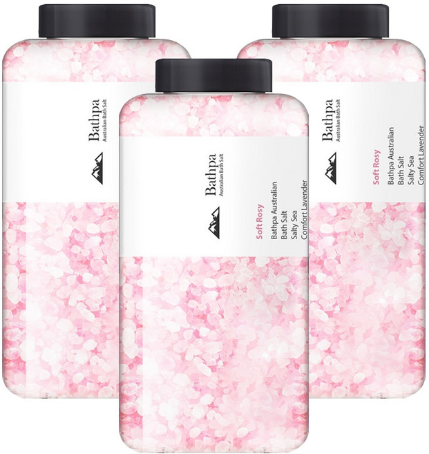 바스파 오스트레일리안 바스 솔트 소프트 로지, 1.2kg, 3개