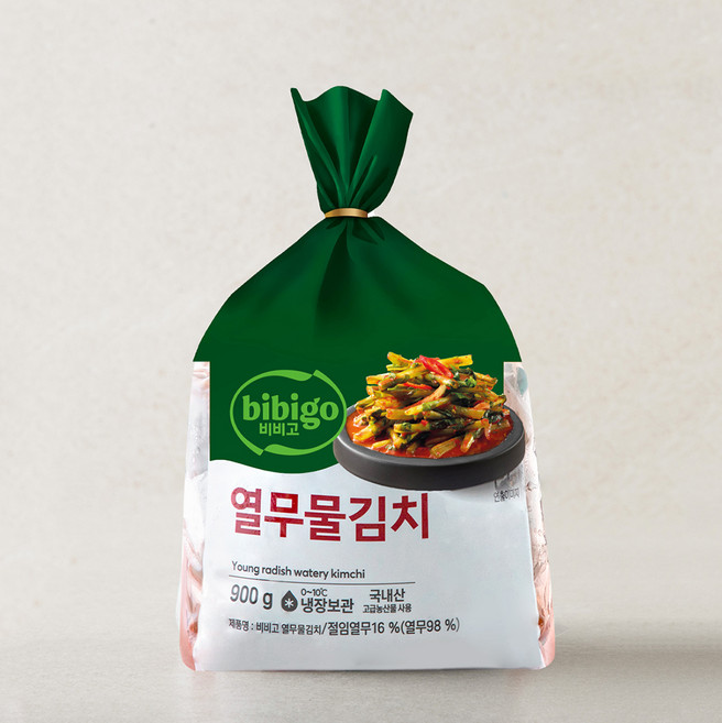 비비고 열무 물김치, 900g, 1개