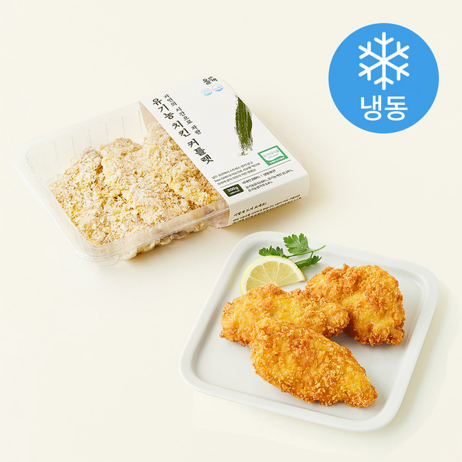 올계 유기가공식품 인증 치킨 커틀렛 (냉동), 300g, 1개