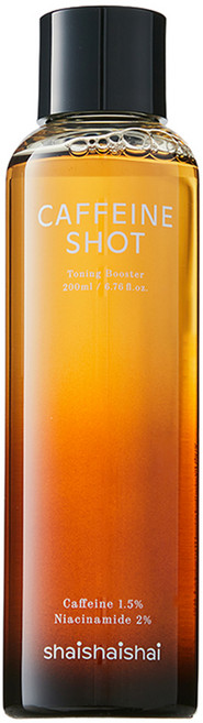 Shaishaishai 咖啡因安瓶軟化妝前乳, 1個, 200ml