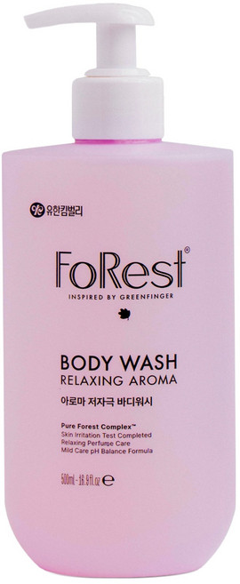 그린핑거 포레스트 릴렉싱 아로마 저자극 바디워시 플로럴향, 500ml, 1개