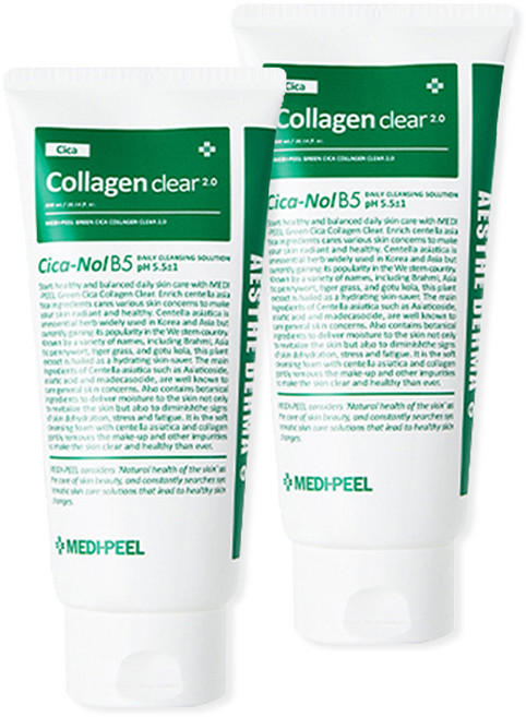 메디필 그린 시카 콜라겐 클리어 젤클렌저 2.0, 300ml, 2개