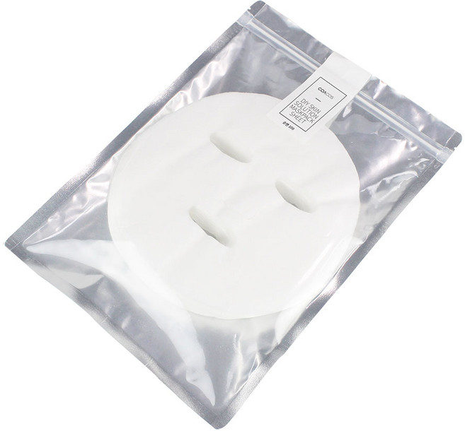 [비건뷰티] 코아코스 DIY 스킨솔루션 마스크시트 순면 100 50p, 1개