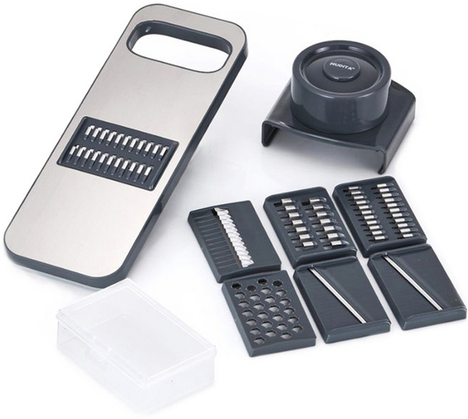 무디타 마그넷 스테인리스 슬라이서 세트, 쿨그레이, 1세트