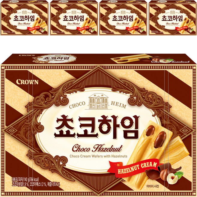 크라운 쵸코하임, 142g, 5개