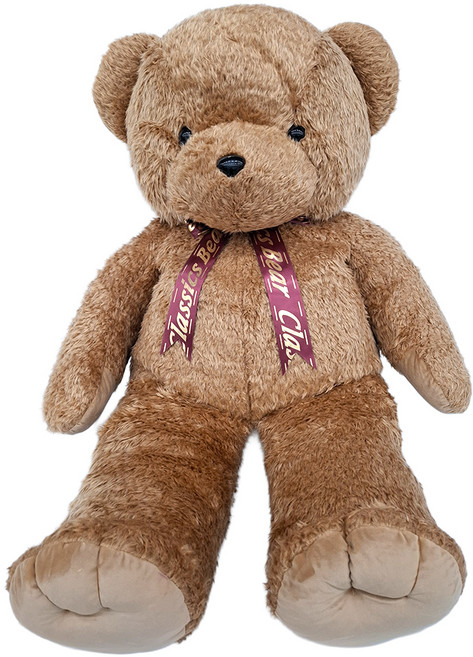 AllBeMine 歐比邁 大熊熊玩偶, 長毛柔柔熊 棕色, 1個