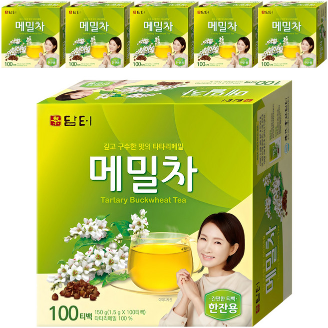 담터 메밀차, 1.5g, 100개입, 6개