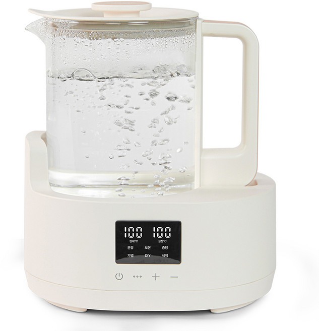 보아르 아가맘마 통유리 보온 퓨어 분유포트, VPT-006WH