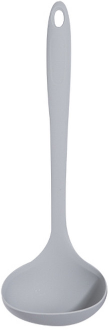 Kitchen Factory 迷你矽膠湯勺 灰色 耐熱100℃ 韓國製造, 1支