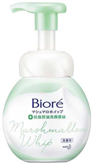 Biore 蜜妮 台灣公司貨 洗顏慕絲 抗痘控油, 160ml, 1件