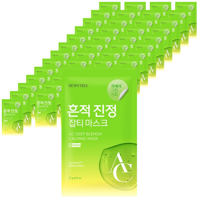 듀이트리 AC 딥 흔적 진정 마스크, 1개입, 50개