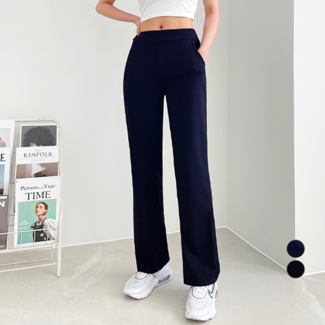 JAL BBA JEAN 女款涼感鬆緊長褲