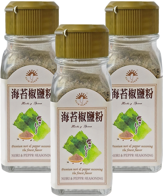 新光洋菜 海苔椒鹽粉, 30g, 3瓶