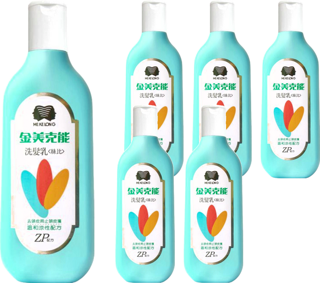 MEKELONG 金美克能 微涼洗髮乳, 400ml, 6瓶
