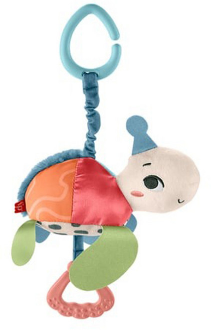 fisher-price 費雪 彈彈小烏龜推車玩具, 1個